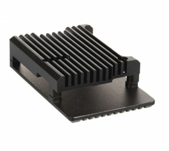 Корпус Qumo Aluminium Case for Raspberry Pi 4, black - фото №3