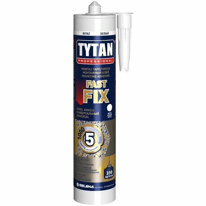 TYTAN Professional FAST Fix клей гибридный монтажный белый 290 мл
