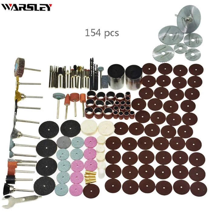Набор абразивных инструментов WARSLEY для Dremel Коричневый