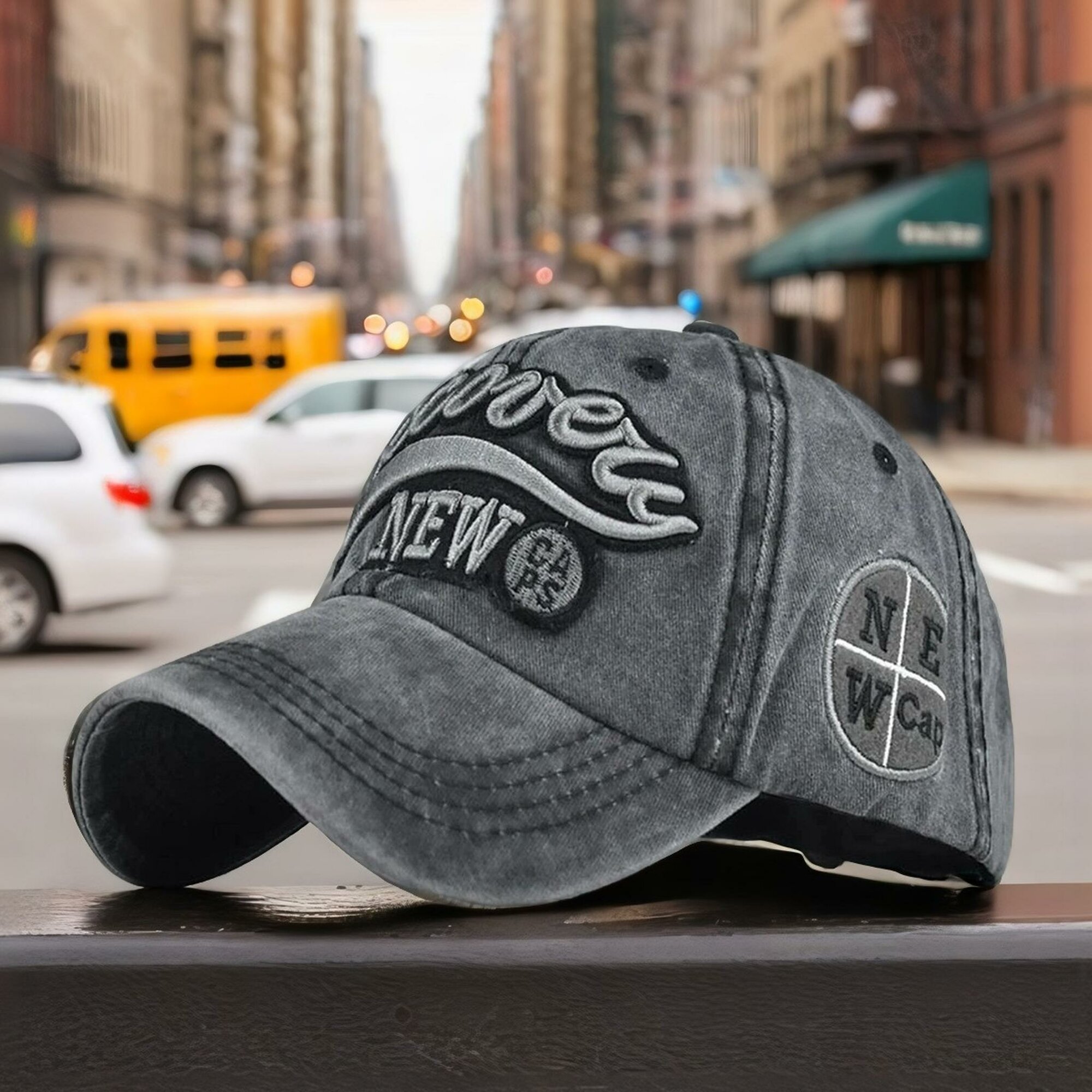 Бейсболка  мужская Discovery для мужчин и женщин, размер 55-61, темно-серый — фото 1