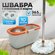 Швабра с ведром, с отжимом, 10 л, металл, пластик, микрофибра