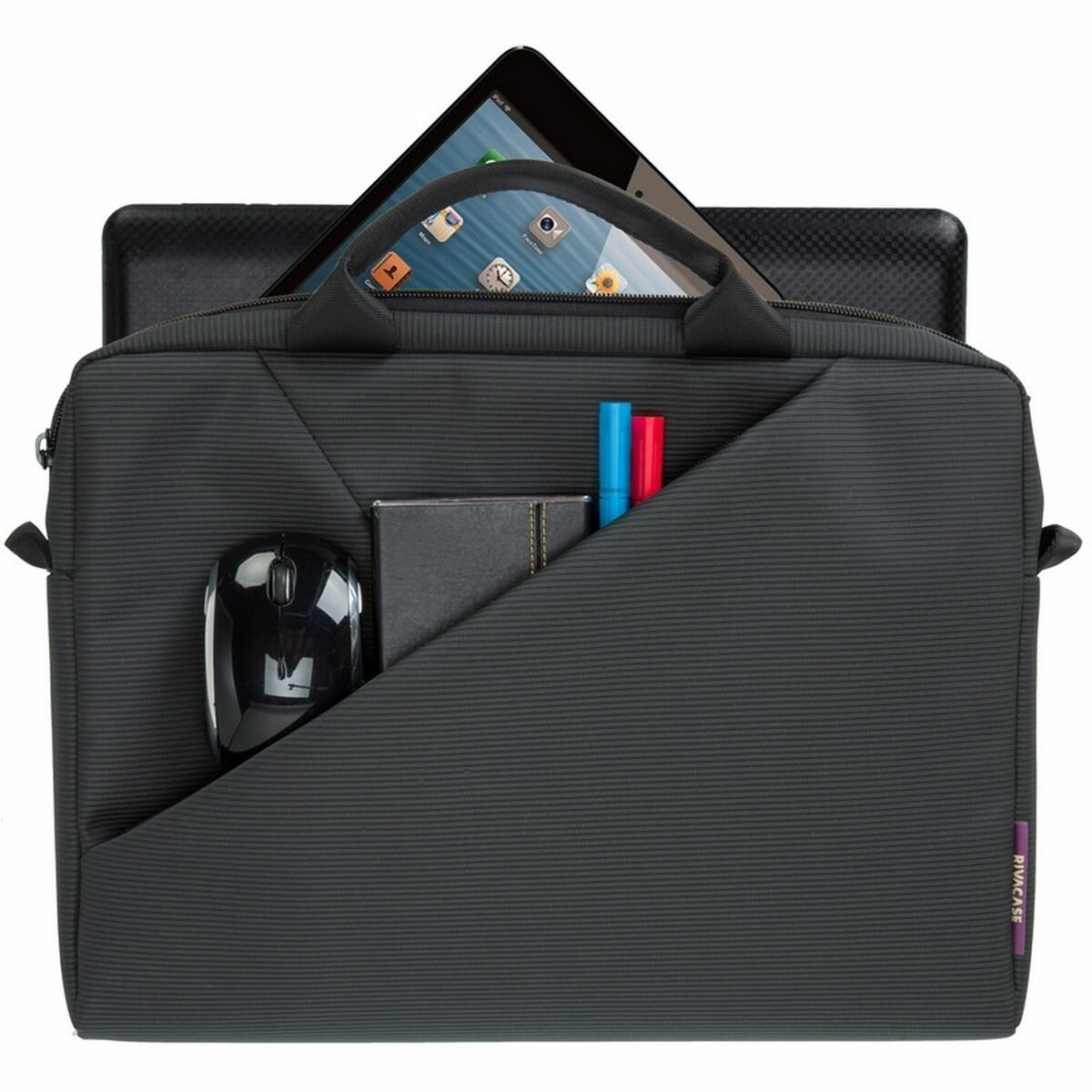 Сумка для ноутбука 13.3" RivaCase 8720, полиэстер, серый (8720 Grey)