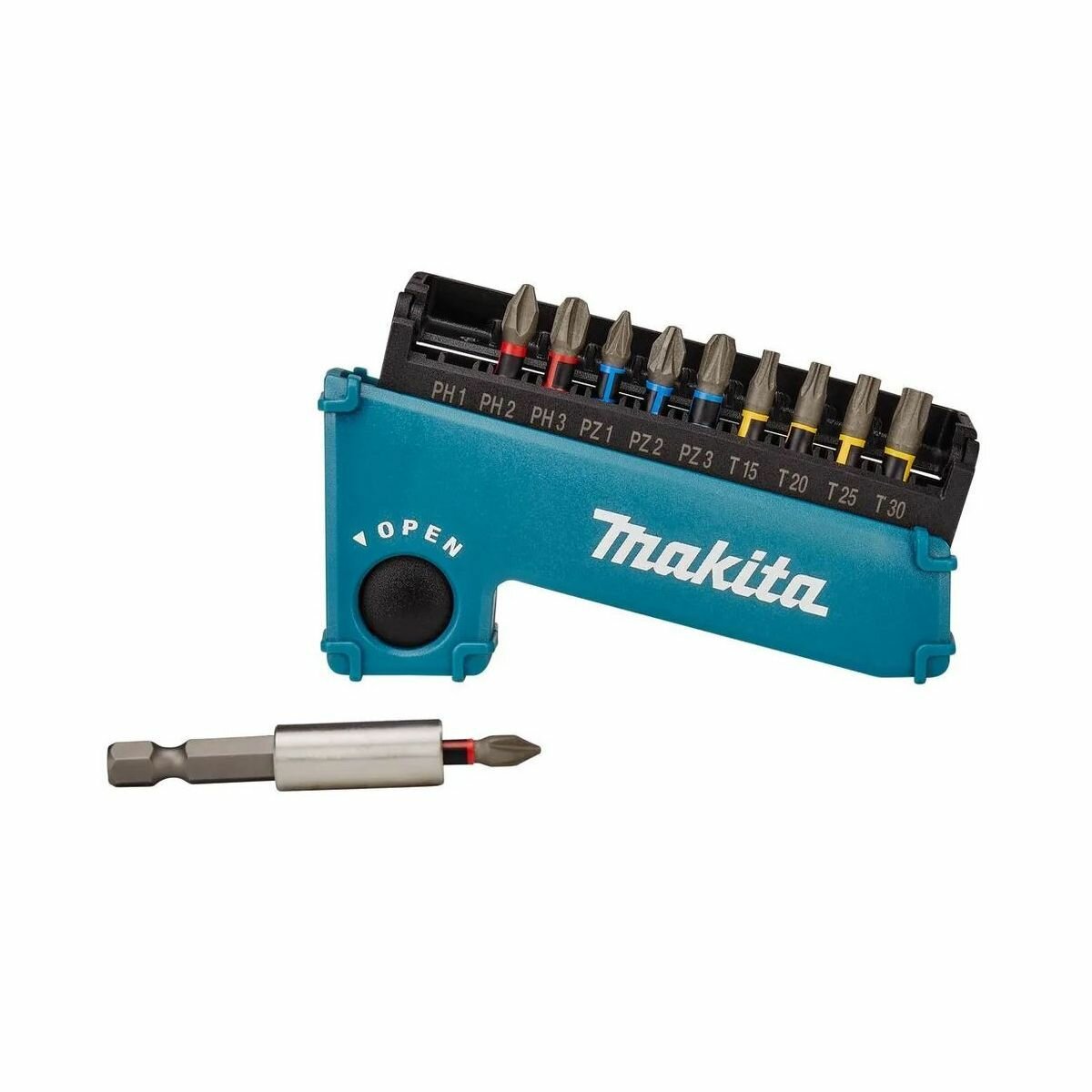 Набор насадок Makita E-03567 Impact Premier (11 шт; 25 мм; C-form; PH PZ T; магнитный держатель)