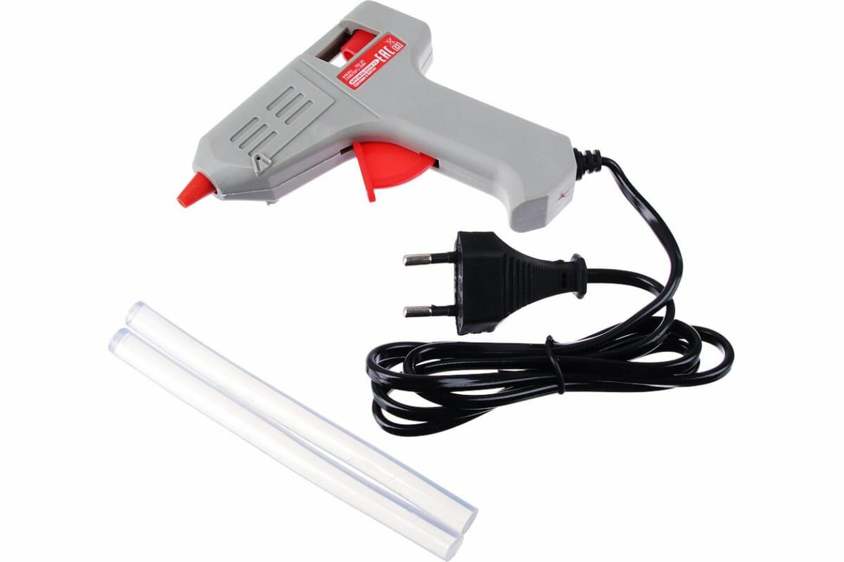 Картинки Пистолет клеевой FALCO GG-20 термопистолет для горячего термоклея в стержнях 7мм 20Вт/230В