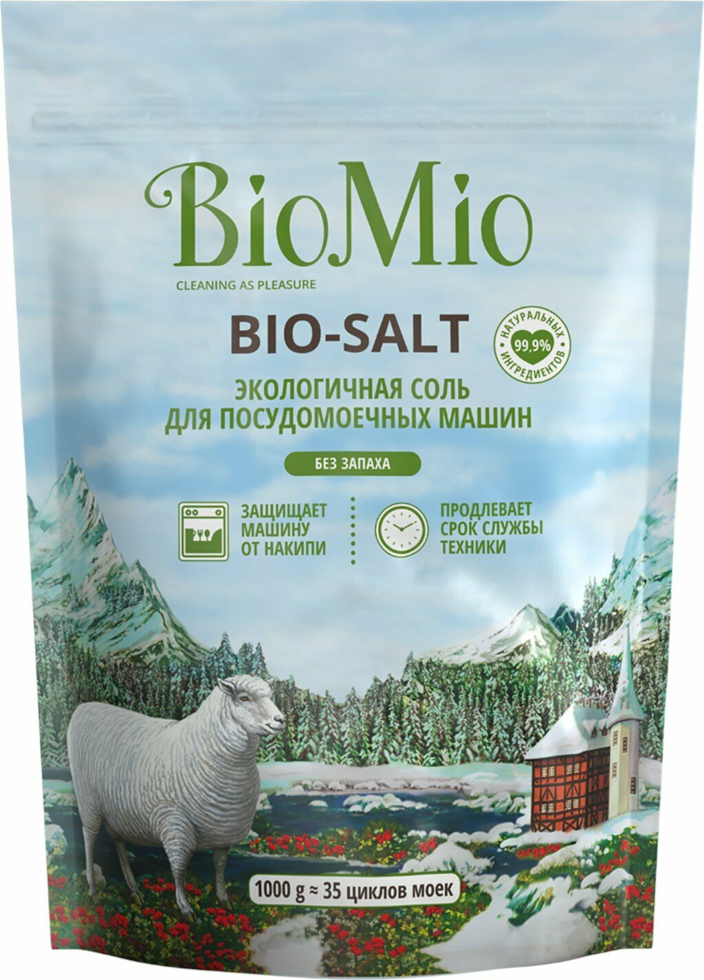 BioMio Соль для посудомоечных машин Bio-Salt, 1000 г