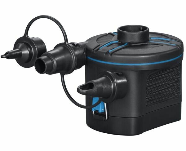 Насос электрический Bestway PowerTouch D Cell, на батарейках, 3 адаптера клапанов