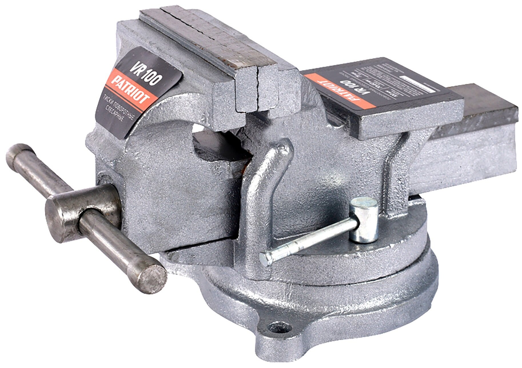 Тиски слесарные поворотные Patriot 770000005 100 мм