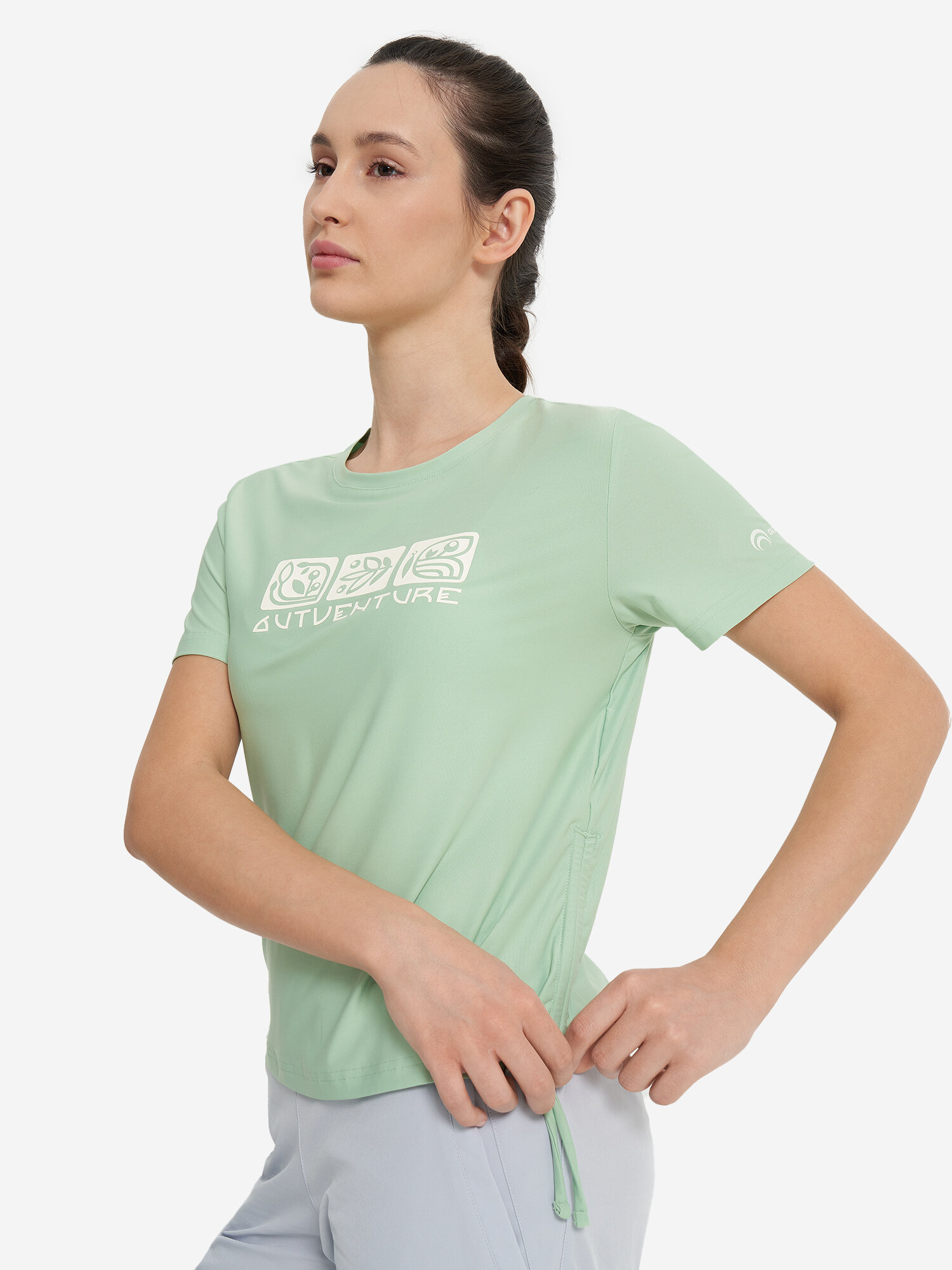 Футболка спортивная OUTVENTURE Women's Hiking T-shirt, размер 48, красный