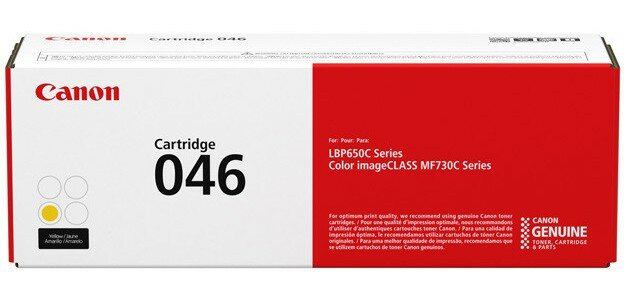 Картридж Canon 046Y для i-SENSYS MF732/734/735 LBP653/654 желтый 2300стр 1247C002 - фото №1
