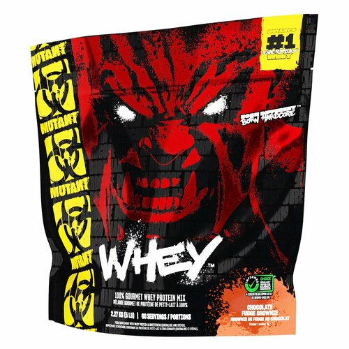 Набор из 2 шт: Протеин многокомпонентный Mutant Whey 2270 г Брауни с шоколадной помадкой 63 порции