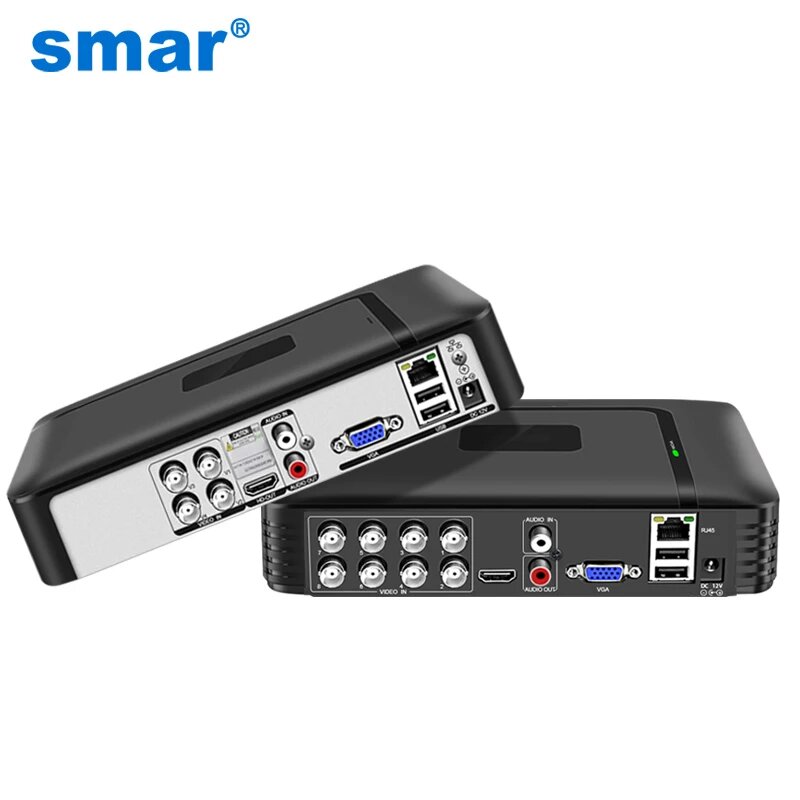 Smar CCTV DVR A1204NHS/A1208NHS, Вилка европейского стандарта, 4 каналов