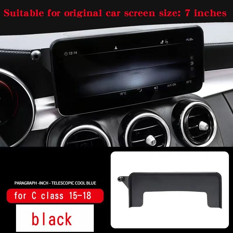 Держатель для телефона Mercedes Benz C V GLC Class W205 W206 W447 X253, C 15-18