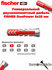 Дюбель Fischer DuoPower, нейлон, универсальный, 5x25мм, 20 шт