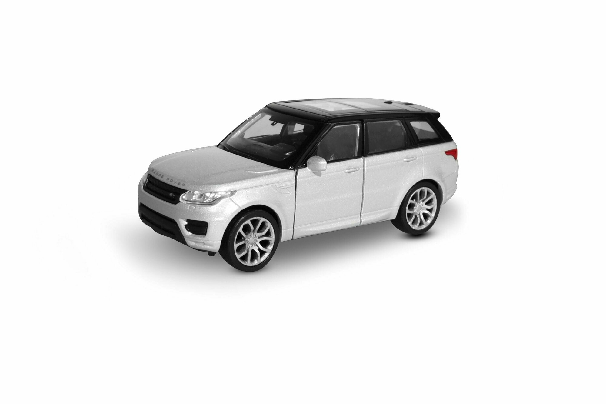 Машинка 43698W LAND ROVER RANGE ROVER SPORT / модель машины 1:38 с пружинным механизмом / цвет белый
