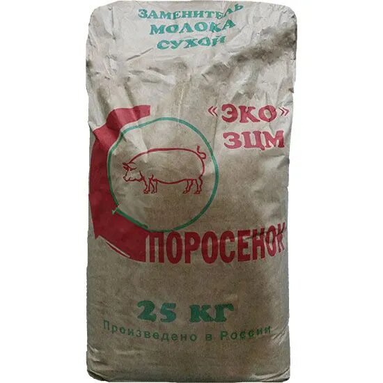 Заменитель цельного молока ЭКО Поросенок 1% 25кг