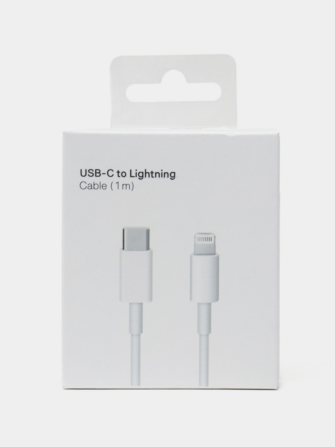 Кабель Apple USB-C - Lightning, оригинальный, белый, 1м, 20Вт