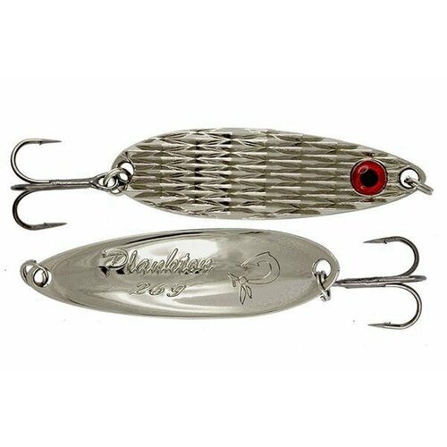 Блесна колеблющаяся LureMax Plankton 68mm, 22g, 09, White eye