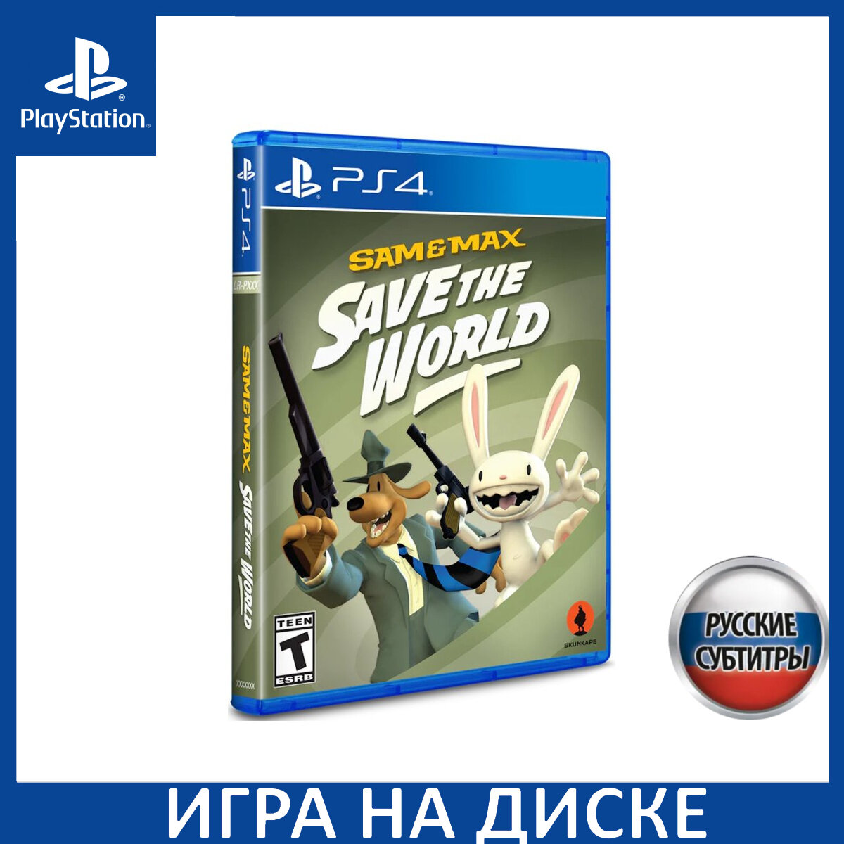 Игра Sam & Max Save the World (Limited Run #563) PS4 Русская Версия Диск на PlayStation 4