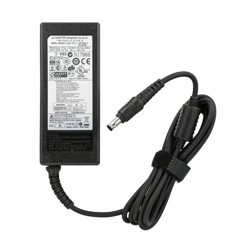 Блок питания для ноутбука Samsung RV520 / Samsung RV515 / Samsung RV508 / Samsung R40 / Samsung RV510 / Samsung 300E7A / Samsung 530U4C / Samsung R538 / Samsung 535U4C / Samsung R523 / Samsung 450R5E / ADP-60ZH - зарядка 19V 3.16A 5.0x3.0mm 60W