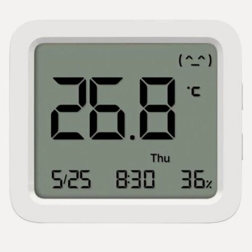 Изображение товара Термогигрометр с часами Xiaomi Mi Temperature and Humidity Monitor 3