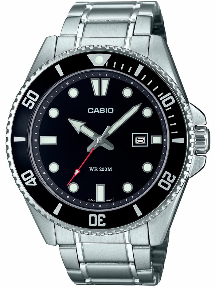 Наручные часы CASIO Collection, серебристый/черный — фото 1