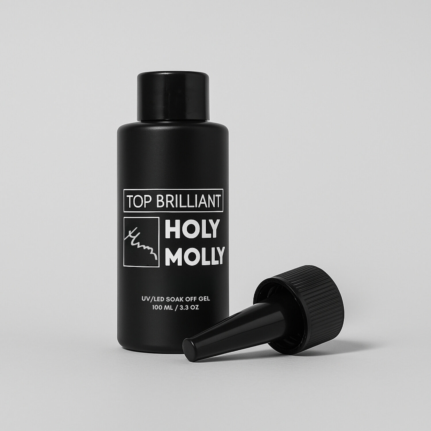 Топ для гель-лака Holy Molly Top BRILLIANT 100 мл бутылка с носиком