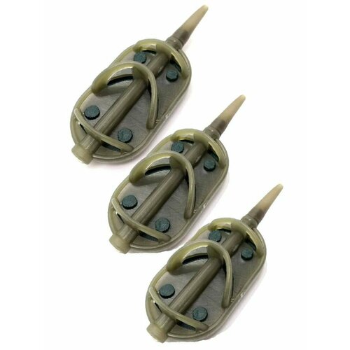 Флэт кормушки 3 штуки CarpHunter Wide Flat Method 30г