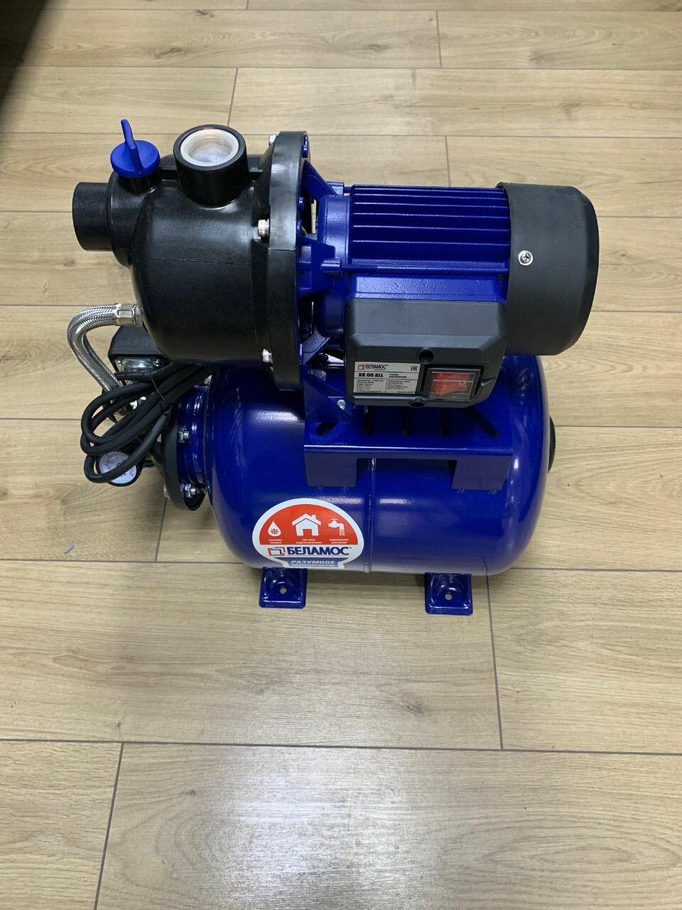 Станция Belamos XK 06 ALL ( P1мощность-600Вт/ч Hmax напор-35м Qmax расход-53л/м Нвс 8м корпус насоса -пластик)