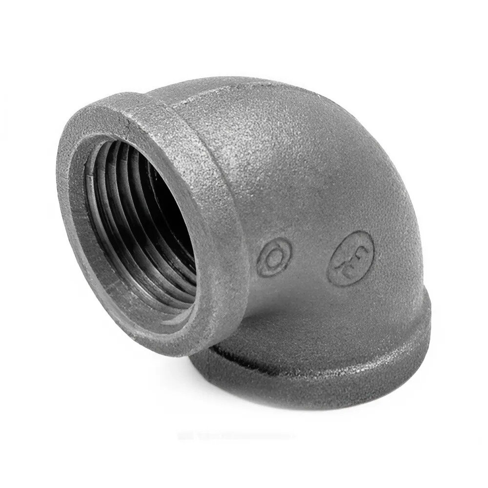 Угольник Fittex чугун 1/2" проходное соединение диаметр 15мм