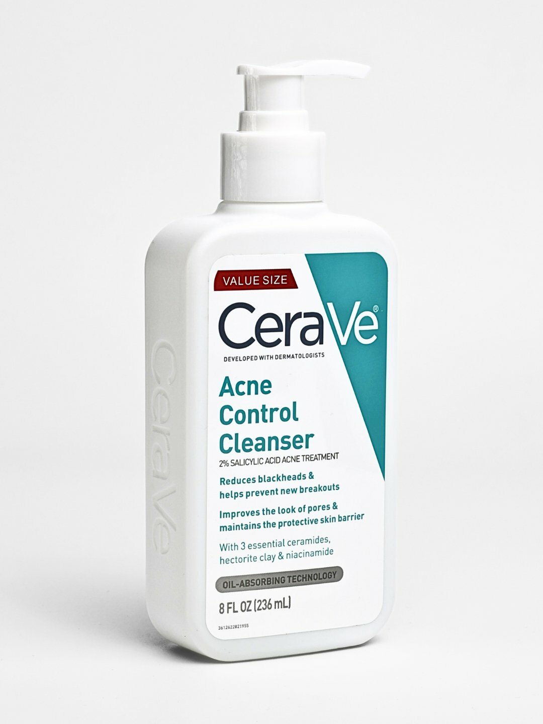 Пенка для умывания CeraVe Acne Control Cleanser от угрей и акне, для жирной кожи — фото 1