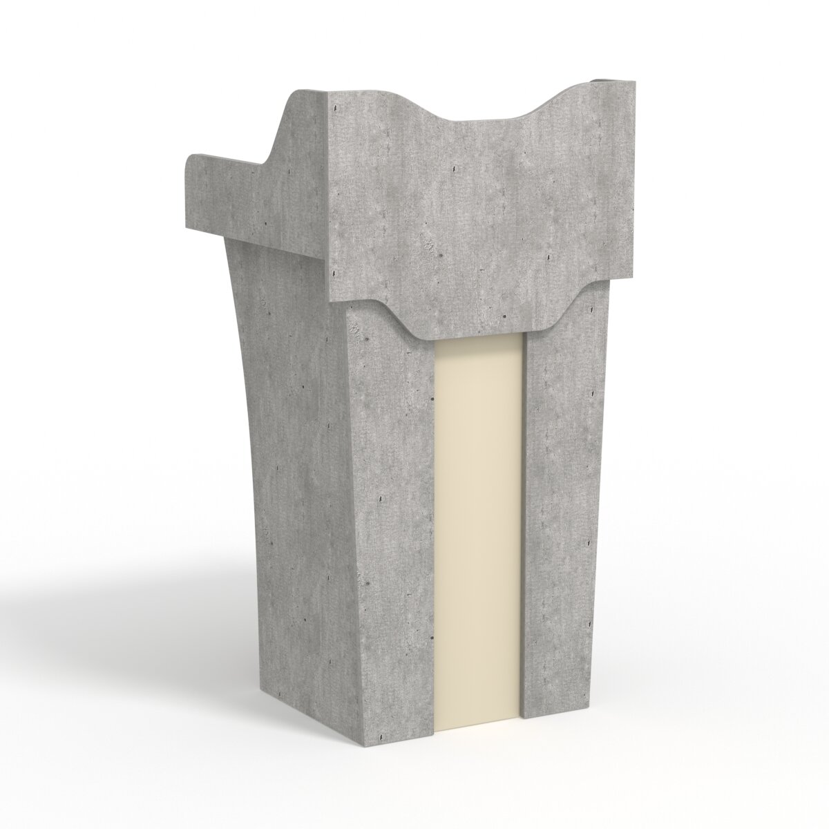 Трибуна "диктор" №82, Метрополитан Грей и Крем Вайс. Производитель товара - компания Westcom.