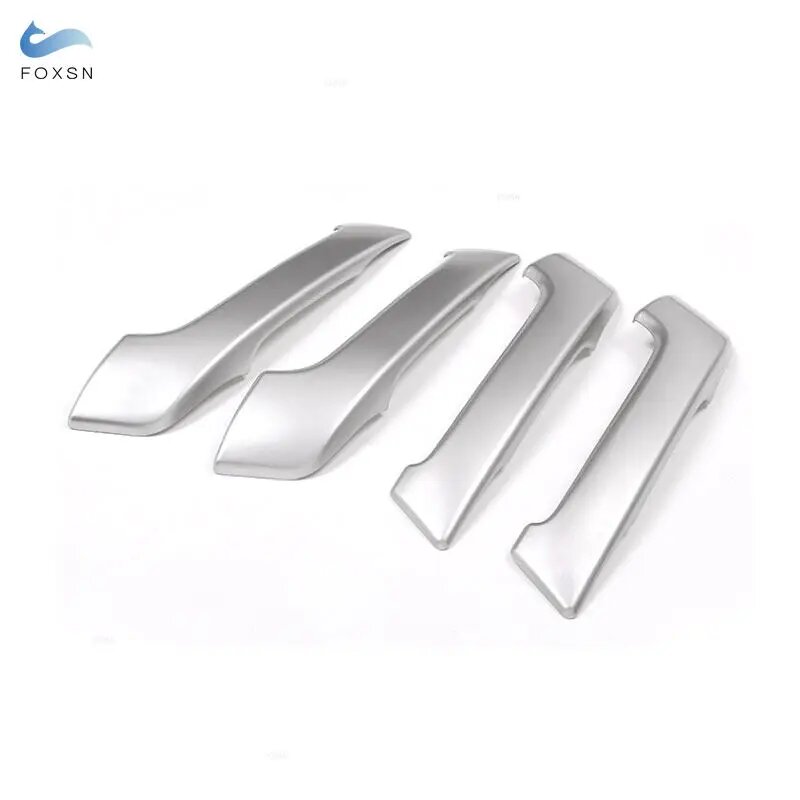 ABS хром/черный деревянный стиль для Toyota Land Cruiser Prado FJ150 150 2010-2019 автомобильные аксессуары внутренняя дверная ручка отделка, Silver