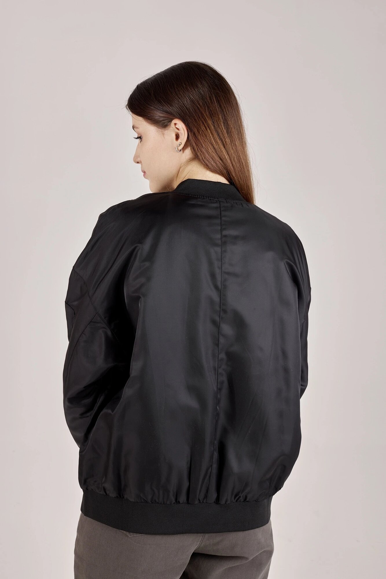 Бомбер Selfie, размер M, черный — фото 1