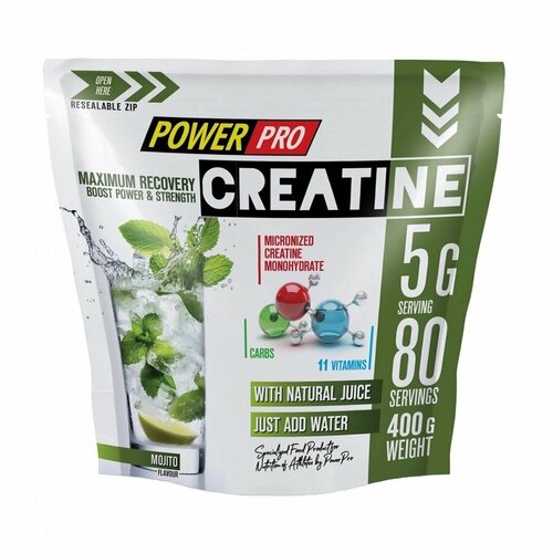Креатин Power Pro Creatine Maximum Recovery 400 гр. мохито
