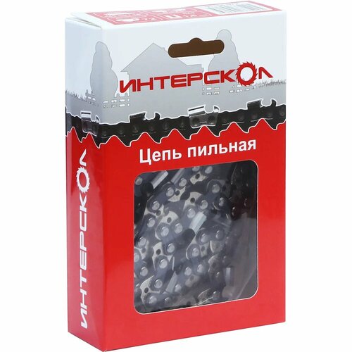 Цепь пильная Интерскол 40 звеньев шаг 38 паз 11 мм 91143040 1589₽