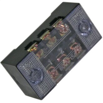 TB-1503, клеммник с крышкой 6 контактов, терминальный блок, клеммная колодка
