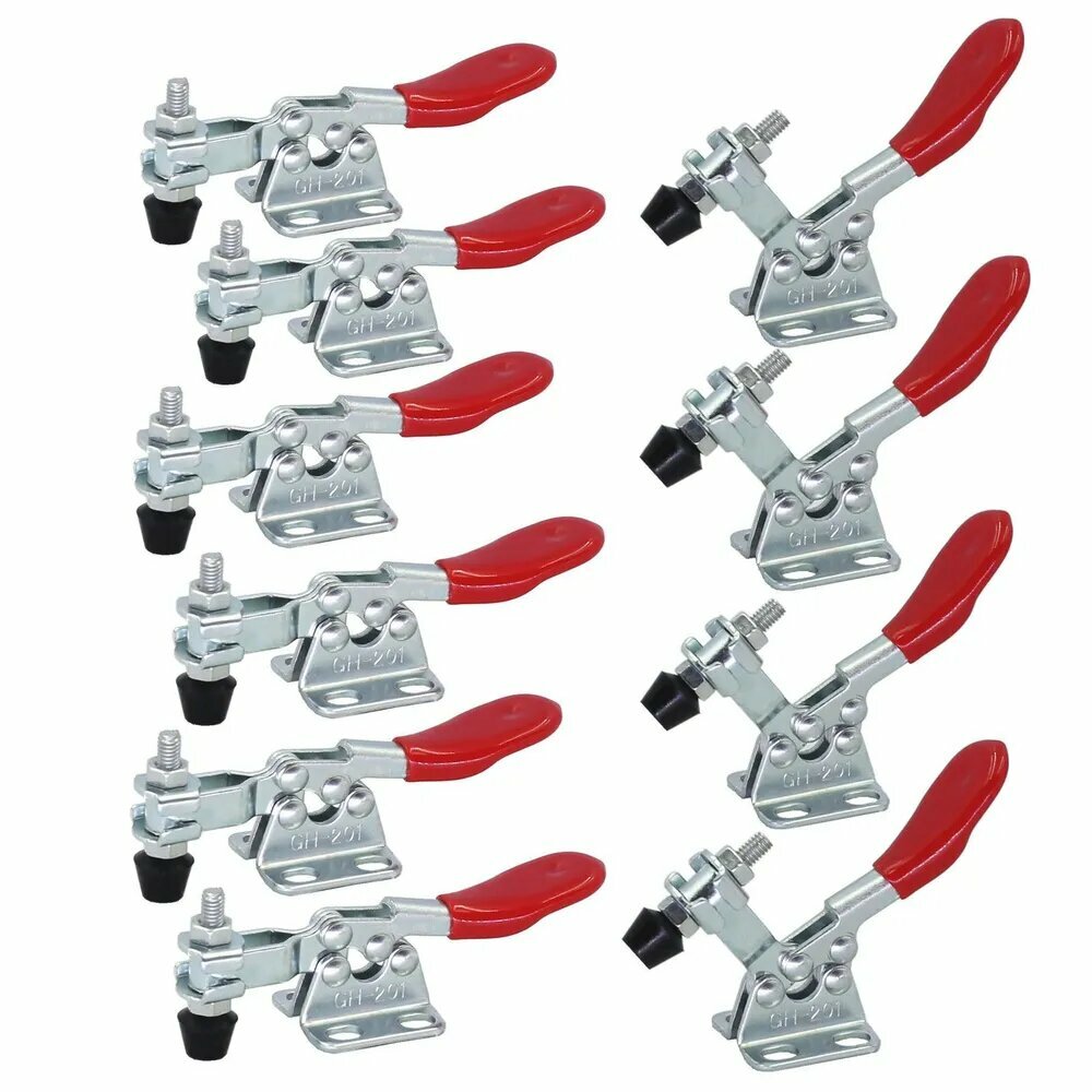 Зажимы Toggle GH-201, для древесины, 27кг, металлические, 10 шт.