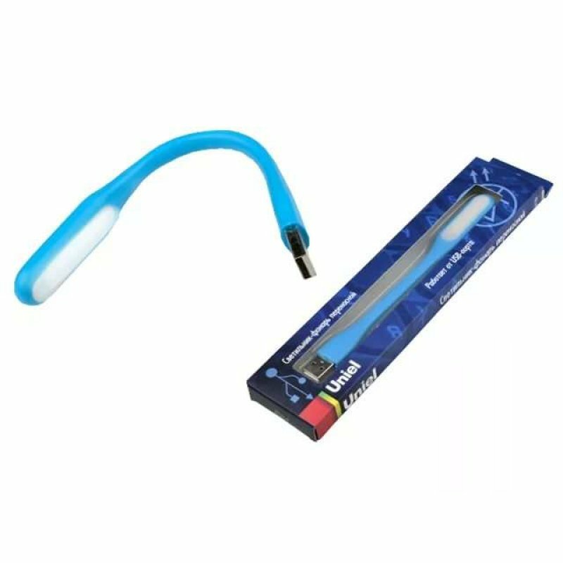 Uniel Uniel Светильник TLD-541 Blue 6 LED питание от USB Uniel UL-00000251