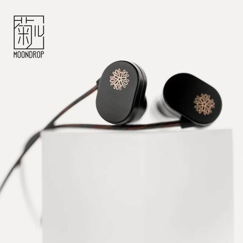 Изображение товара Moondrop，JIU, наушники-вкладыши, hifi, 10 мм, проводная гарнитура, черная