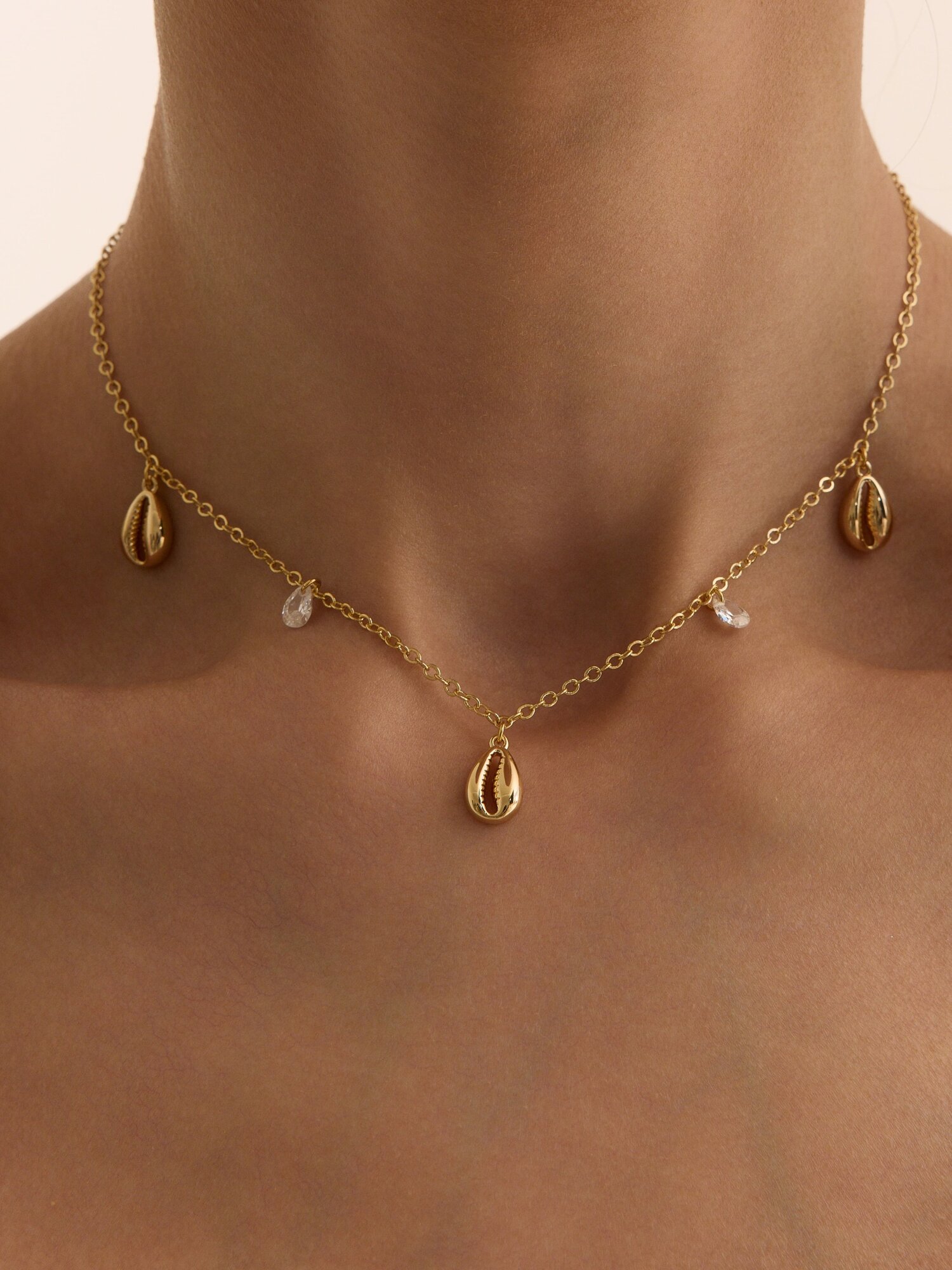 Цепь Edalin JEWELRY, 1 шт., длина 36 см, золото