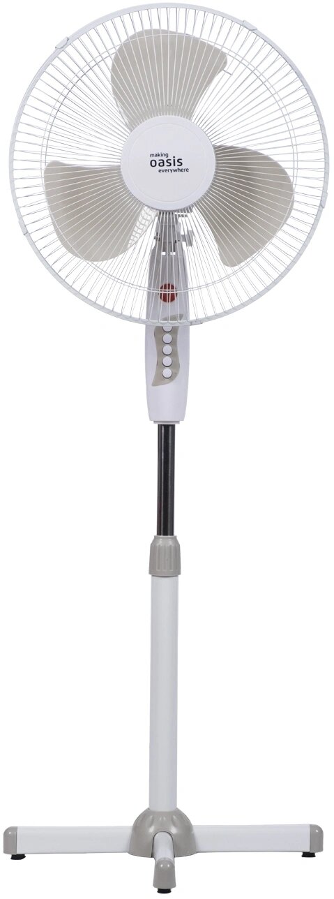 Вентилятор напольный VF-40PWG, белый/серый