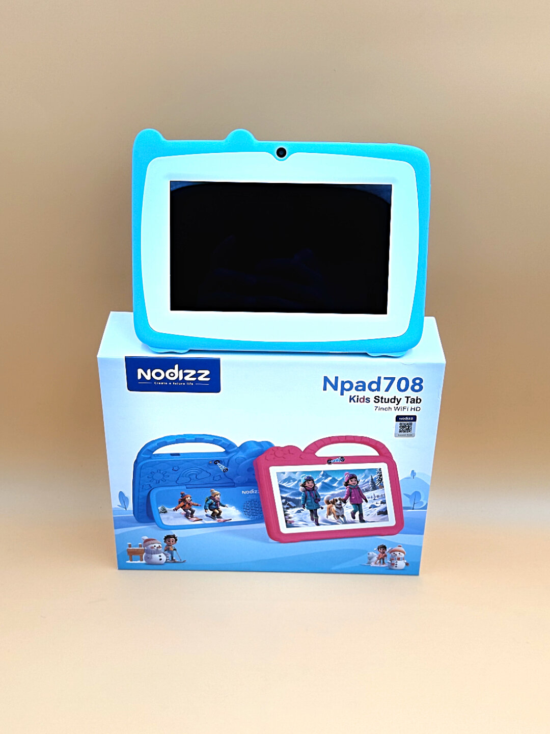 Детский планшет Nodizz Npad708 (8 ГБ ОЗУ, 512 ГБ памяти, комплект с играми и обучающими бонусами) — фото 1