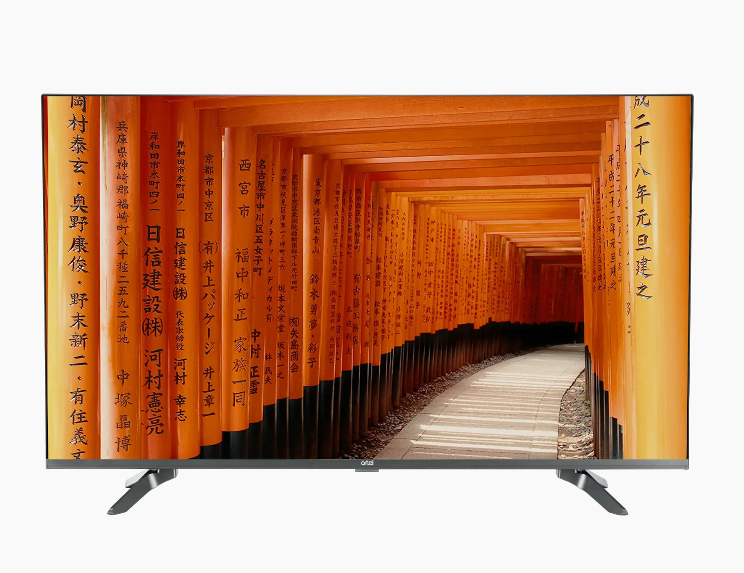 Телевизор ARTEL TV UA43H3401 Smart Android стальной с голосовым управлением