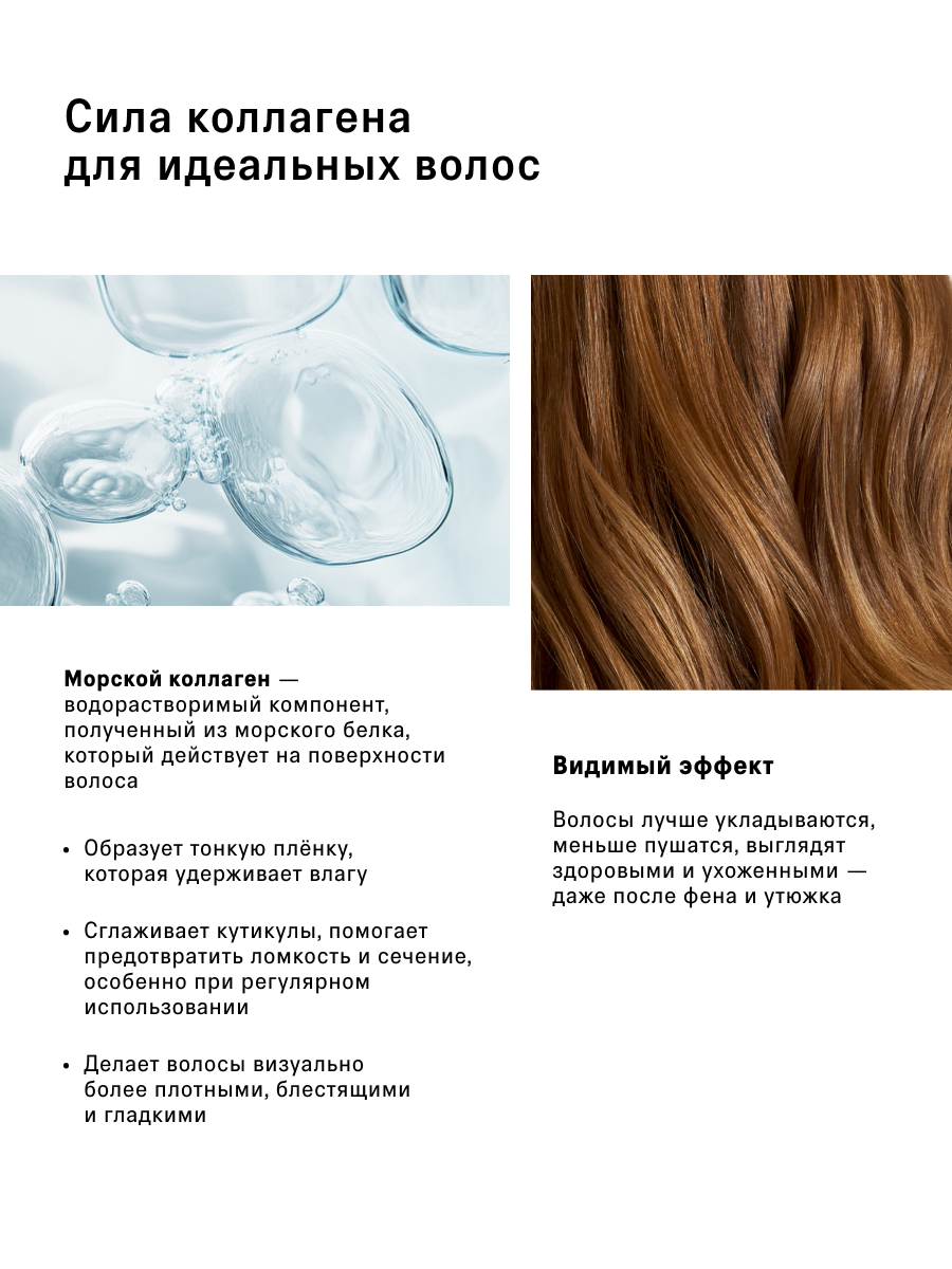 Маска c коллагеном для волос The Act, серия PRO COLLAGEN, 400 мл — фото 1