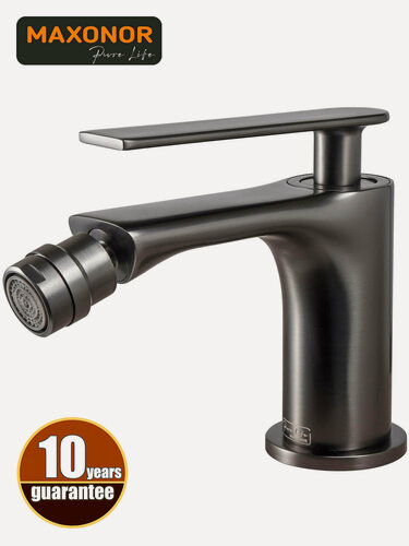 Изображение товара Смеситель для биде Maxonor PURE LIFE PLEASURE PL5086-9 Графит матовый Латунь