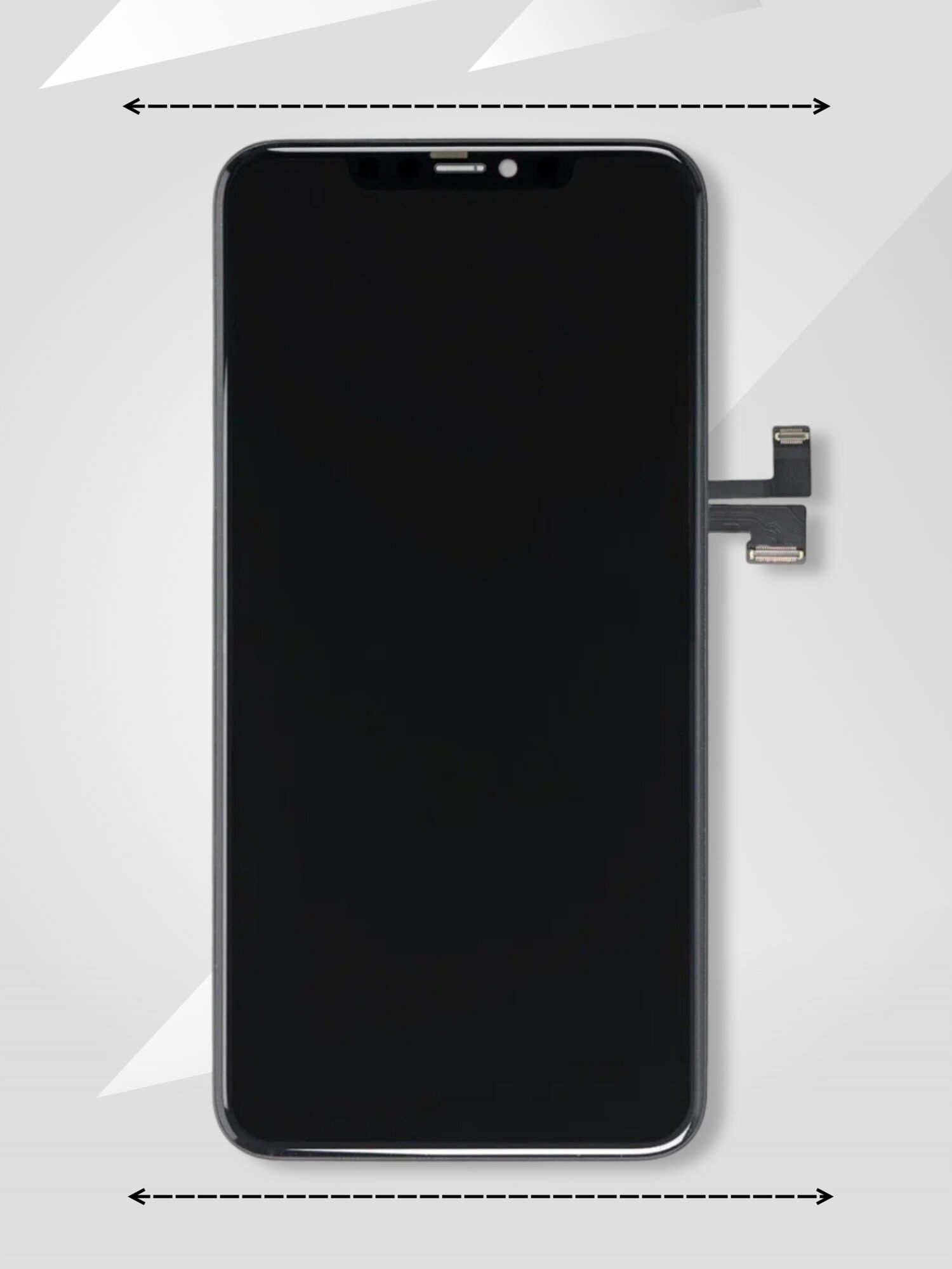 Дисплей на iPhone 11 / Айфон 11 (IN-CELL) в сборе с тачскрином черный + проклейка для защиты — фото 1