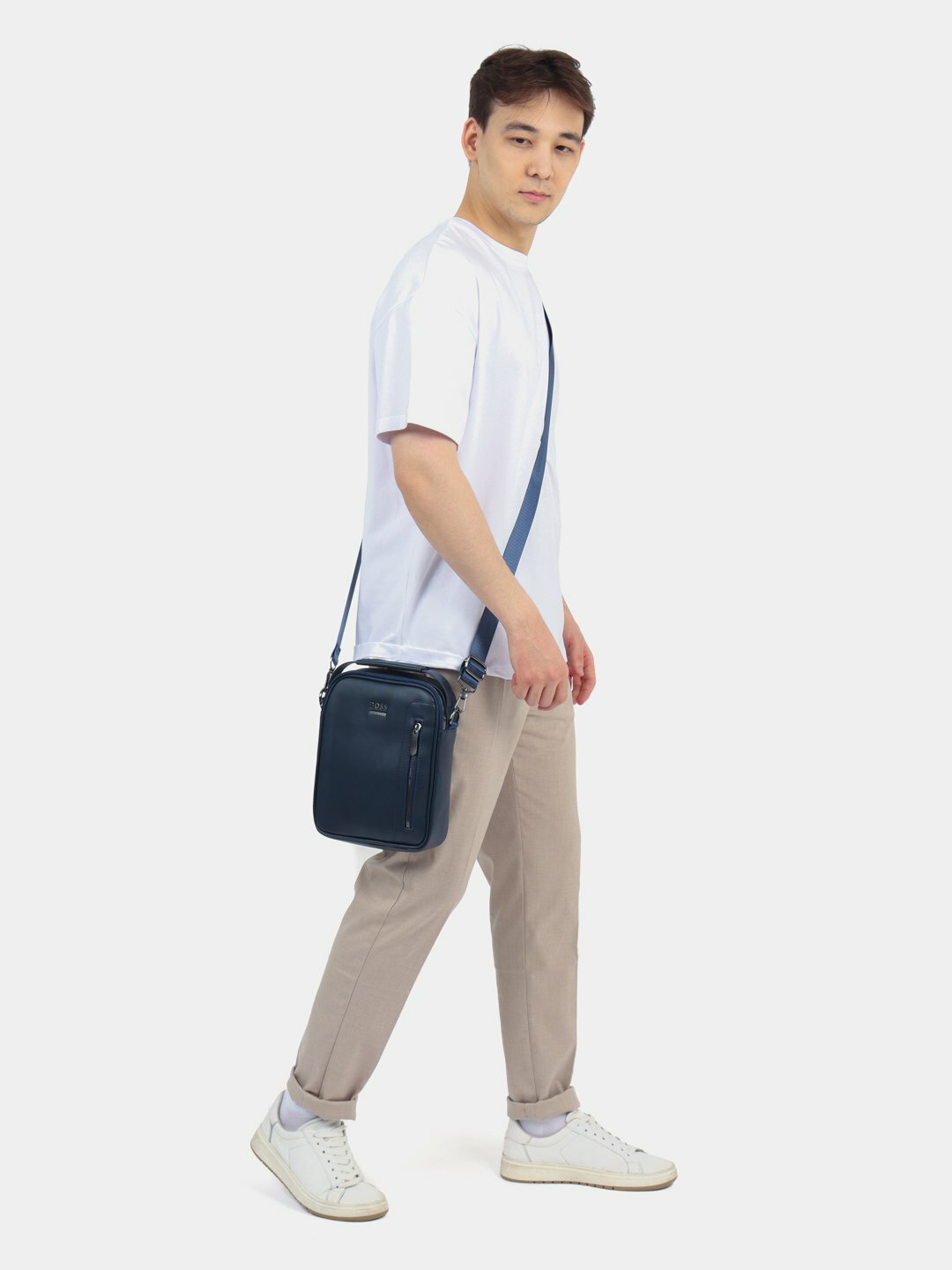 Сумка BOSS BOSS Crossbody Barsetka Stripe Edition, черный — фото 1