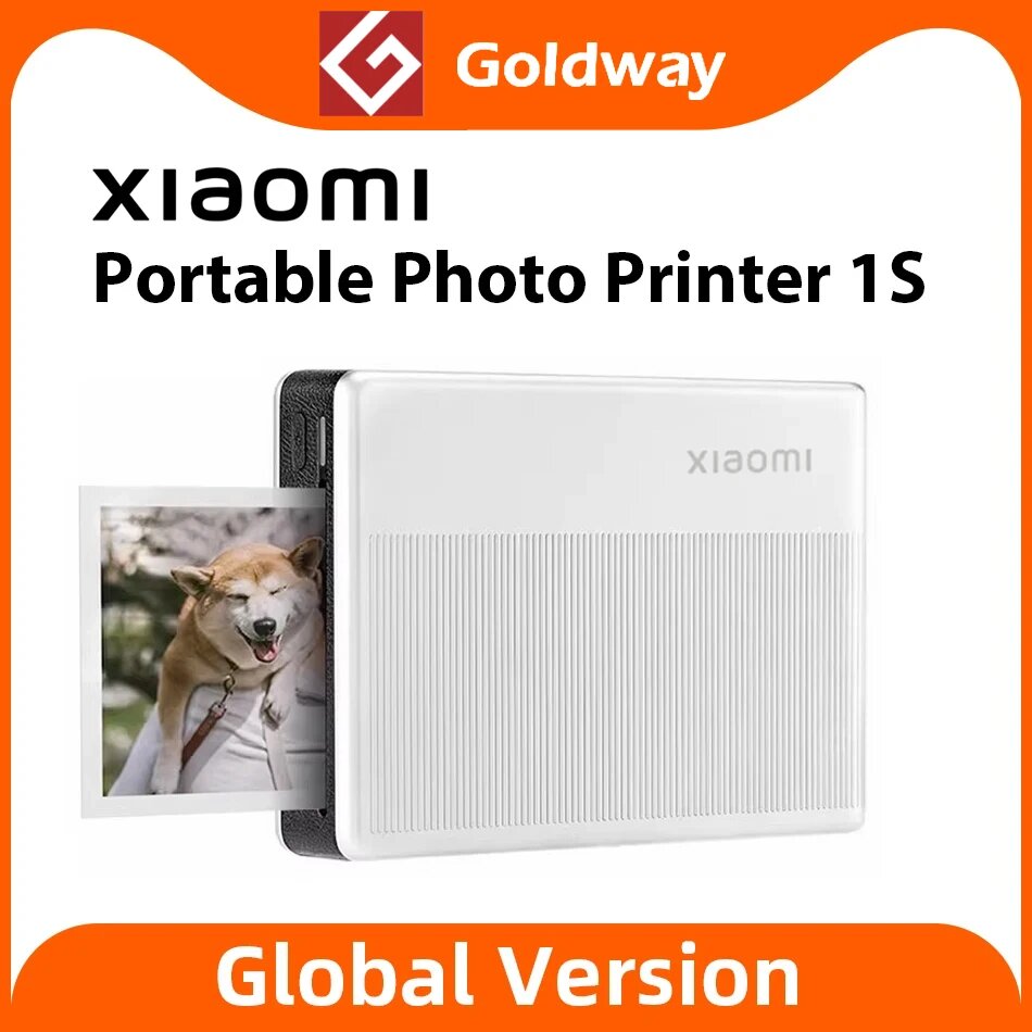 Сравнение размеров Xiaomi Mi Photo Printer 1S с книгой и телефоном