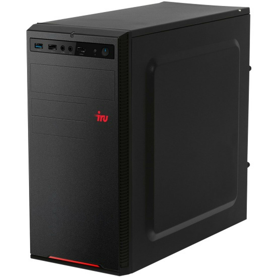 Компьютер Iru Home 310H6SE (Celeron G6900 3.4ГГц, 8 Гб, SSD 256 Гб, Intel UHD Graphics 710, NoOS) (2023015)
