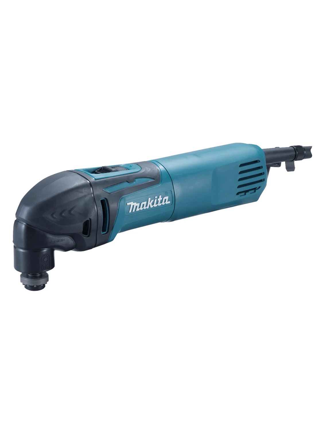 Реноватор Makita TM3000C, профессиональный, 320Вт, подключение пылесоса, угол колебаний 3.2°, бирюзовый
